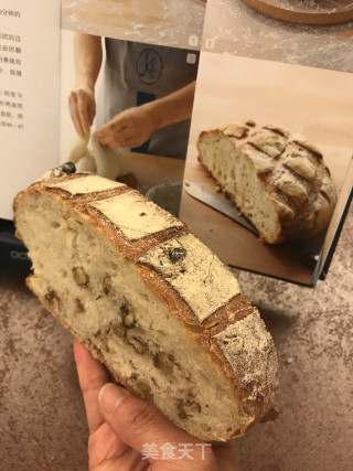 核桃仁法国圆面包的做法步骤：19