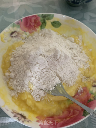山药紫薯饼的做法步骤：3