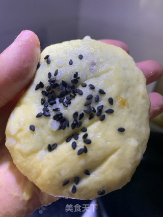 山药紫薯饼的做法步骤：6