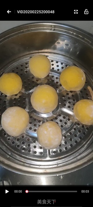 南瓜馒头的做法步骤：3
