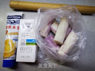 桑果酱淮山泥的做法步骤：2