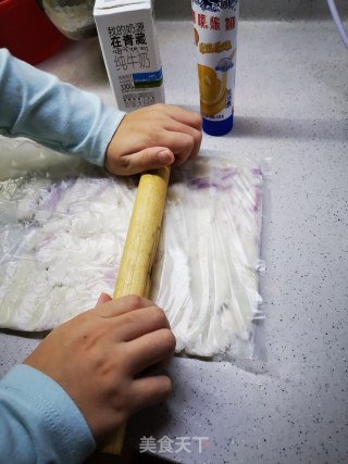 桑果酱淮山泥的做法步骤：3