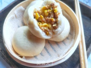 好吃的黄豆芽肉包子的做法步骤：17