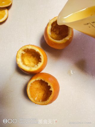 香橙蒸蛋的做法步骤：4