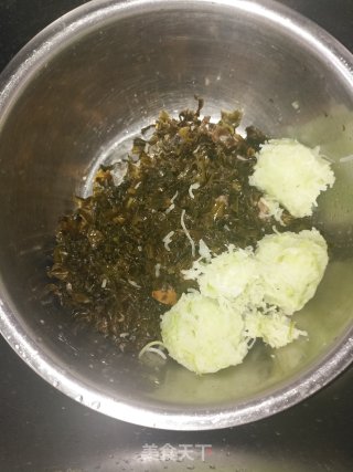 玉米面海菜包子的做法步骤：7