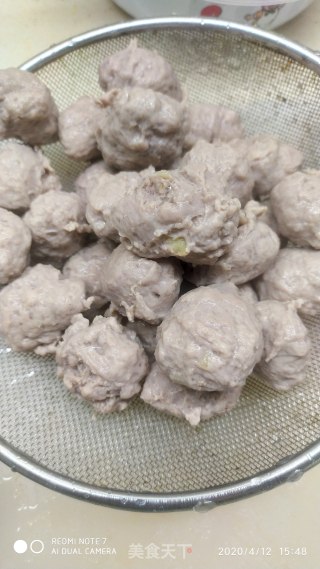 鸭肉丸子的做法步骤：6
