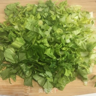 瑶柱青菜粥的做法步骤：2