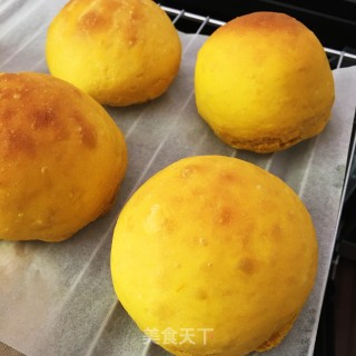 烤南瓜餐包的做法步骤：14