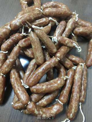 自制香肠的做法步骤：13
