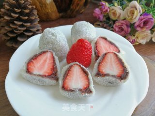 草莓大福的做法步骤：9