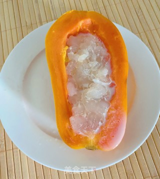 木瓜雪哈盅的做法步骤：4