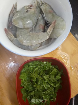 椒麻大虾的做法步骤：2