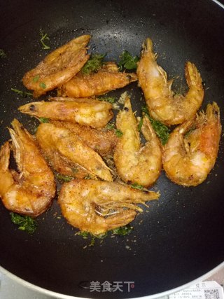 椒麻大虾的做法步骤：9