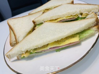 三明治的做法步骤：8
