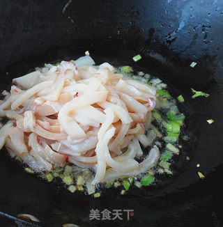 尖椒鱿鱼丝的做法步骤：5