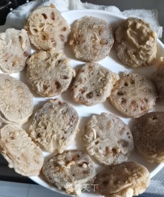 炸藕夹的做法步骤：11