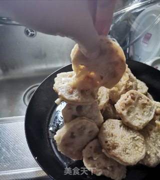 炸藕夹的做法步骤：12