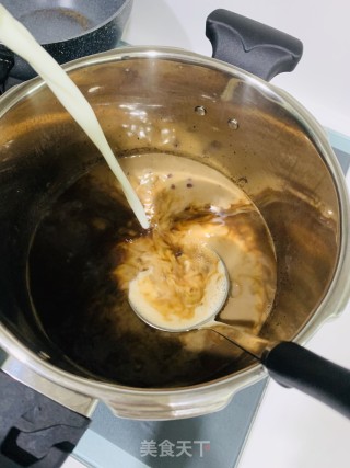 红豆牛奶的做法步骤：3