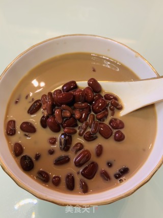 红豆牛奶的做法步骤：4