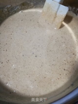 电饭锅版抹茶巧克力杂粮蛋糕的做法步骤：13