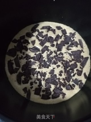电饭锅版抹茶巧克力杂粮蛋糕的做法步骤：15