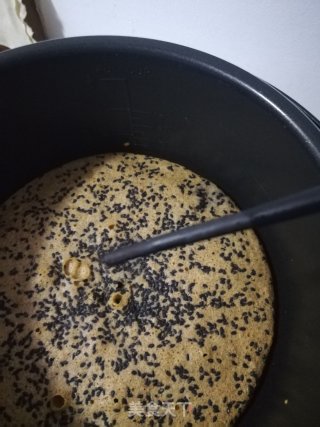 电饭锅版抹茶巧克力杂粮蛋糕的做法步骤：18