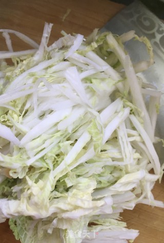 盐焗鸡拌白菜的做法步骤：5