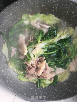 羊肉汤菜盆的做法步骤：16