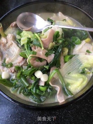 羊肉汤菜盆的做法步骤：19