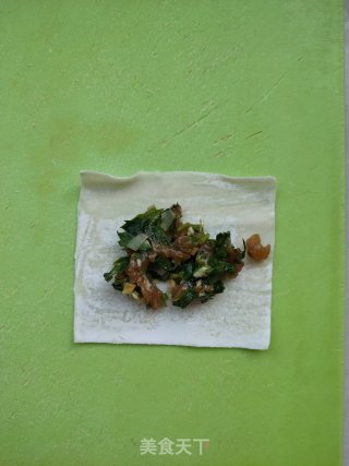 馄饨皮锅贴的做法步骤：3