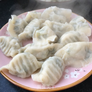 菠菜韭菜鲜贝饺的做法步骤：25