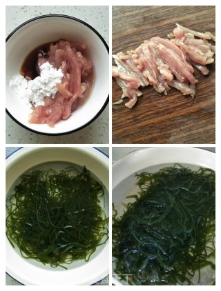 里脊炒海带丝的做法步骤：2