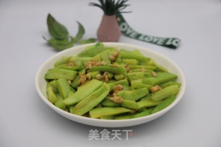 鸡肉丁炒黄瓜的做法步骤：7
