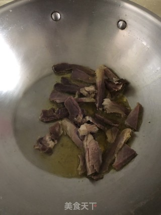 四季豆烧腊肉的做法步骤：3