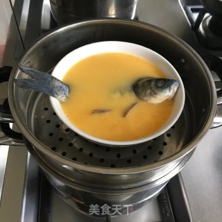 鲫鱼蒸蛋的做法步骤：5