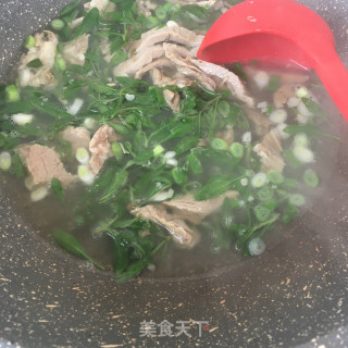 枸杞芽羊肉汤的做法步骤：12