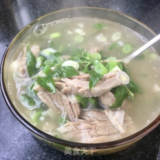 枸杞芽羊肉汤的做法步骤：13