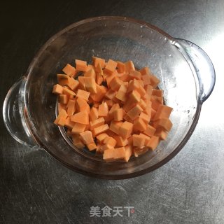 低卡红薯蛋糕的做法步骤：1