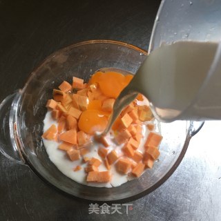 低卡红薯蛋糕的做法步骤：3