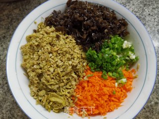 香椿什锦饺子的做法步骤：6