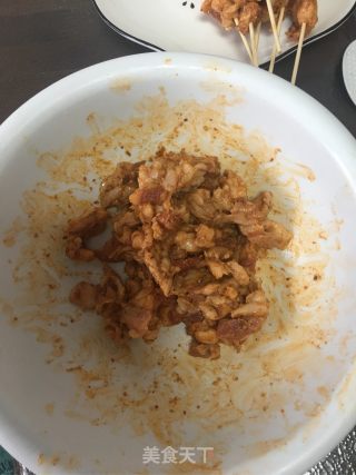 烤箱羊肉串儿的做法步骤：1