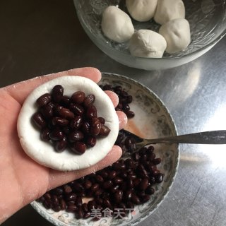 奶香红豆饼的做法步骤：6
