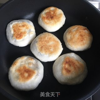 奶香红豆饼的做法步骤：9