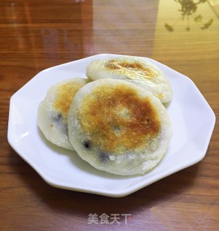 奶香红豆饼的做法步骤：10