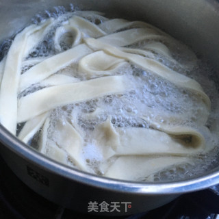 青豆紫菜面汤的做法步骤：5