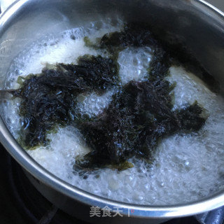 青豆紫菜面汤的做法步骤：6