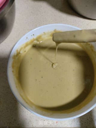 蒸蛋糕(抹茶味)的做法步骤：3