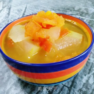 西红柿冬瓜汤的做法步骤：7