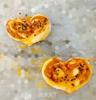 肉松爱心酥的做法步骤：8