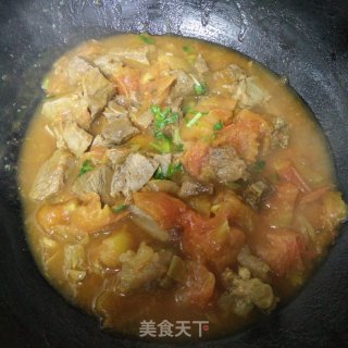 西红柿炖牛肉的做法步骤：6